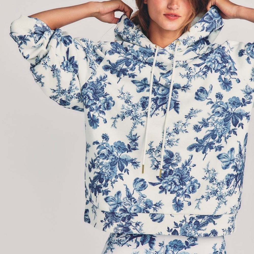 LoveShackFancy x Beach Riot Toile Hoodie